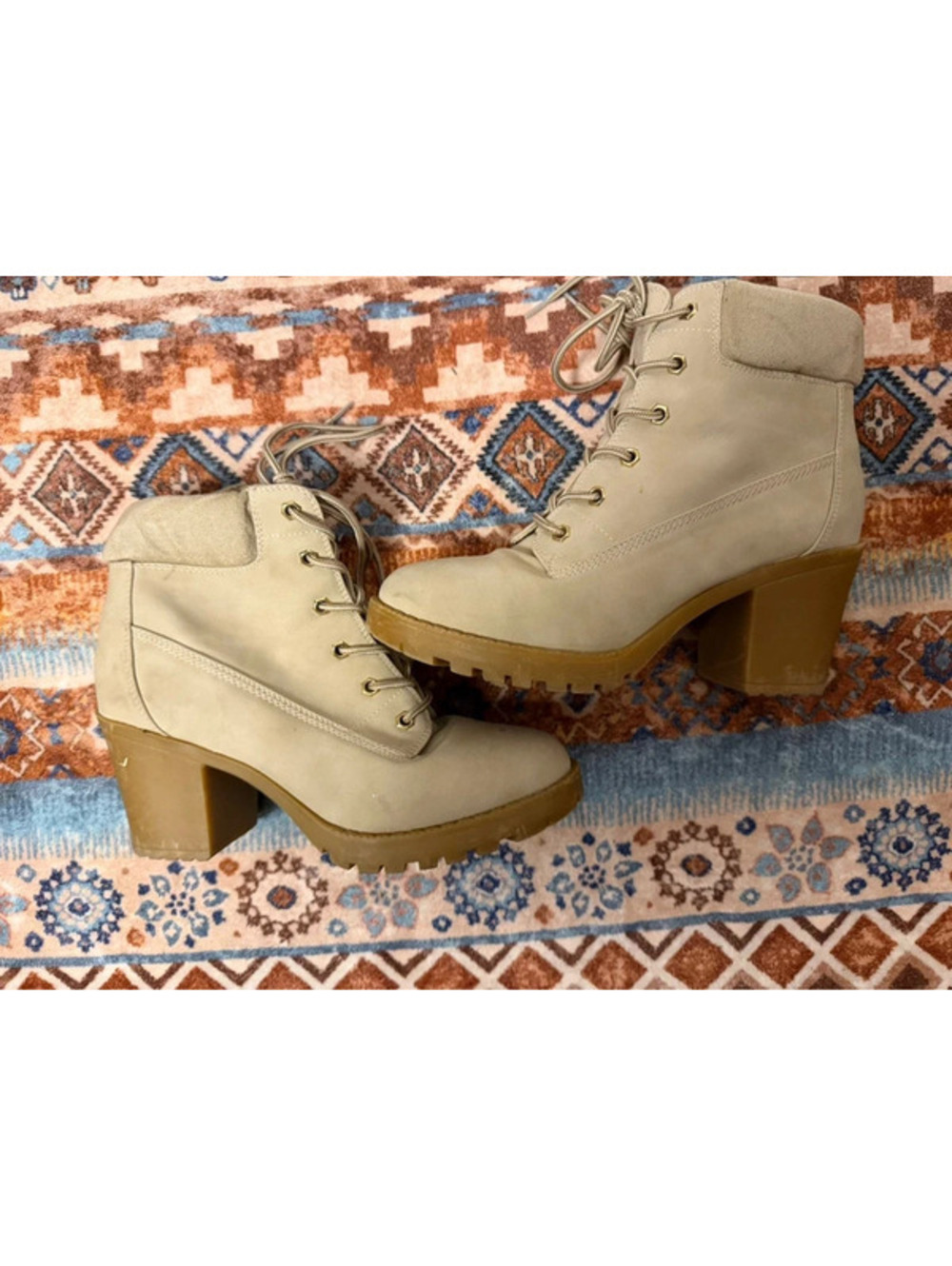 Lace up boots size 9